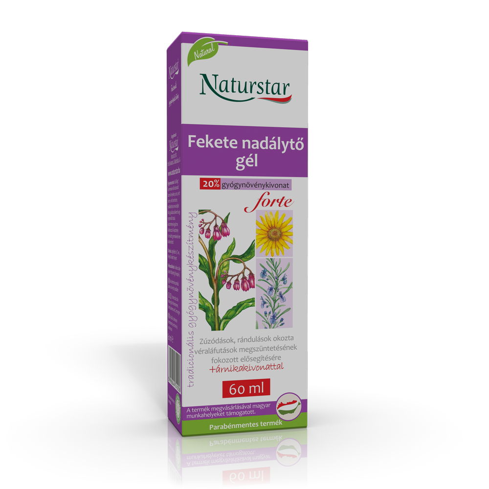 Naturstar Fekete nadálytő gél forte 60 ml